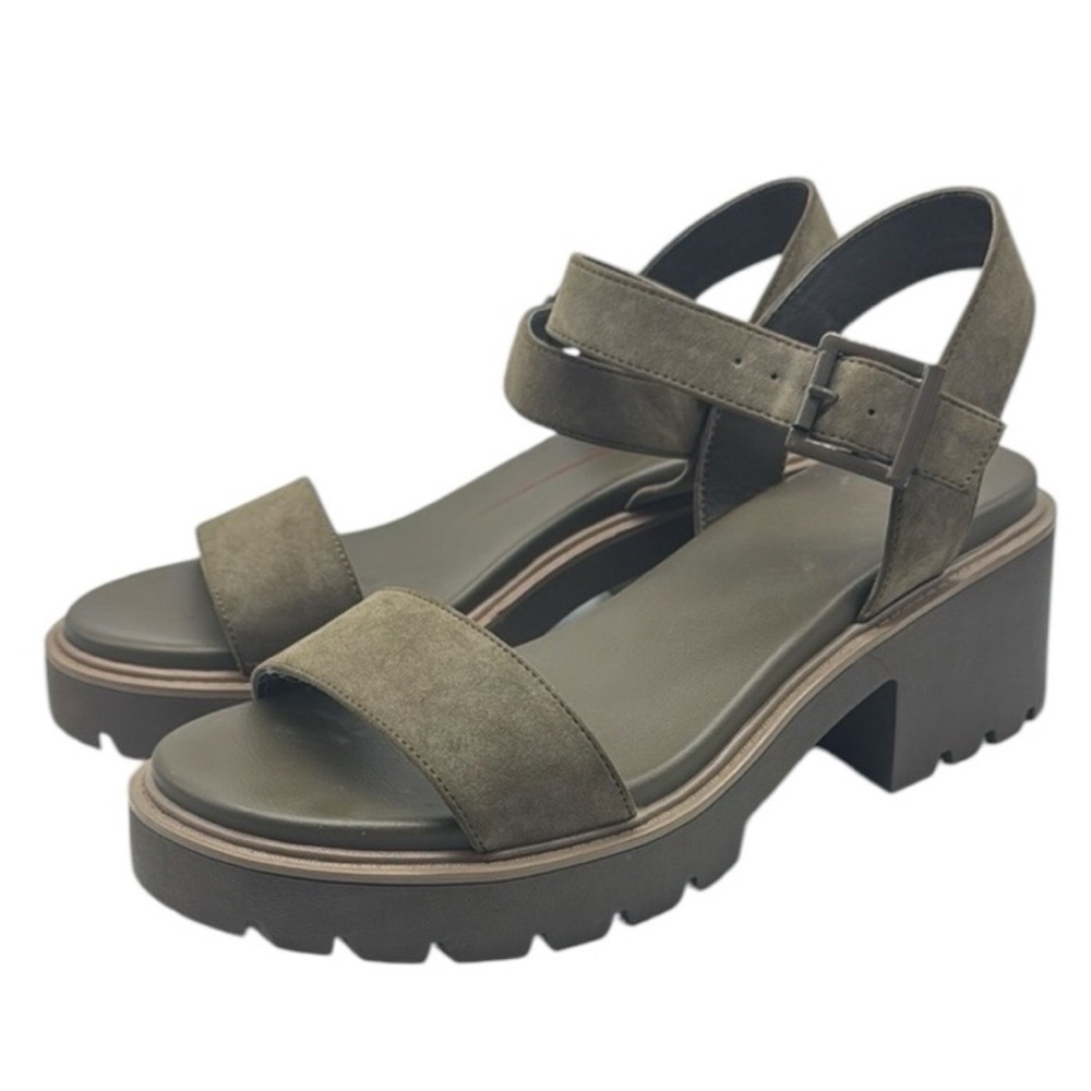 Torrid Olive Green Platform Sandals size 
11/12WW